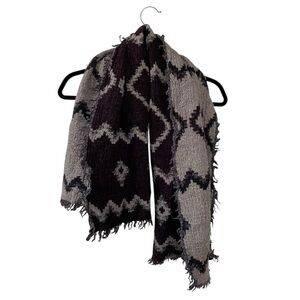 Aritzia Wilfred Wool Diamond Mosaic Scarf